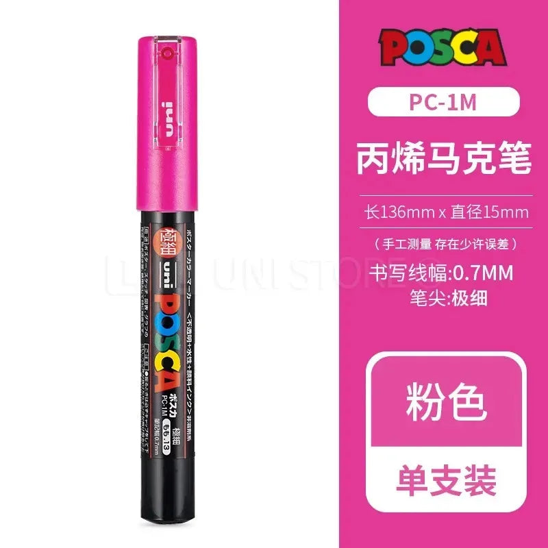 Uni Poscas Markers Single Packaged