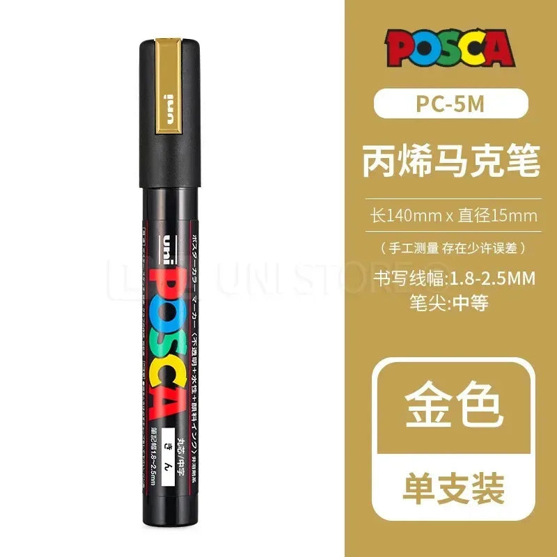 Uni Poscas Markers Single Packaged