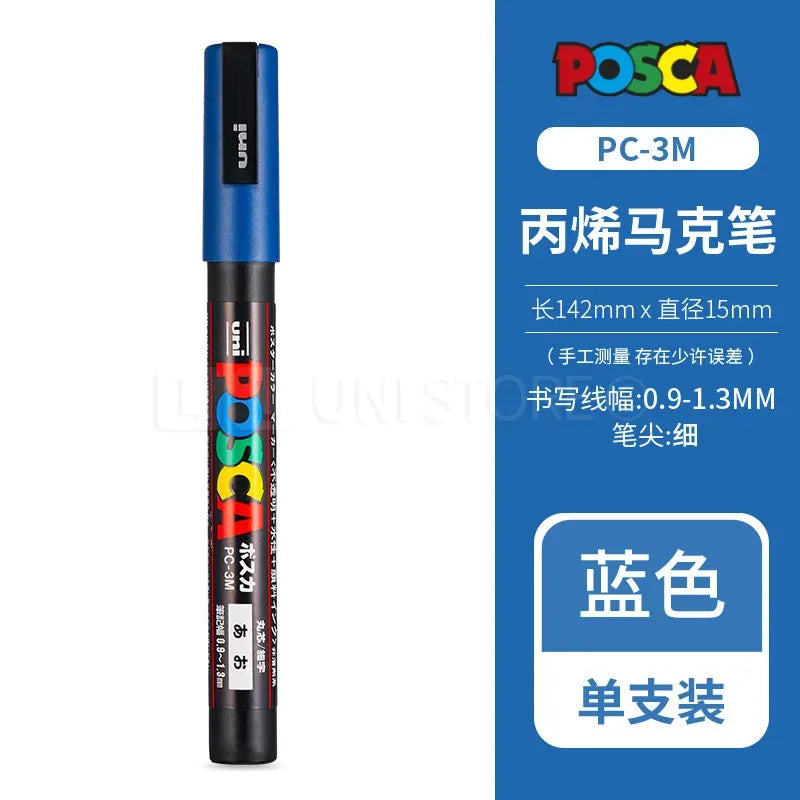 Uni Poscas Markers Single Packaged