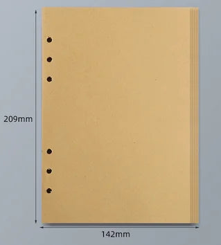 45 Sheets A5 A6 A7 Loose Leaf Notebook Refill Grid