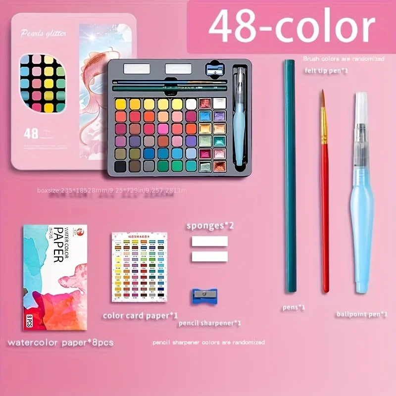 Watercolor Painting Set Portable