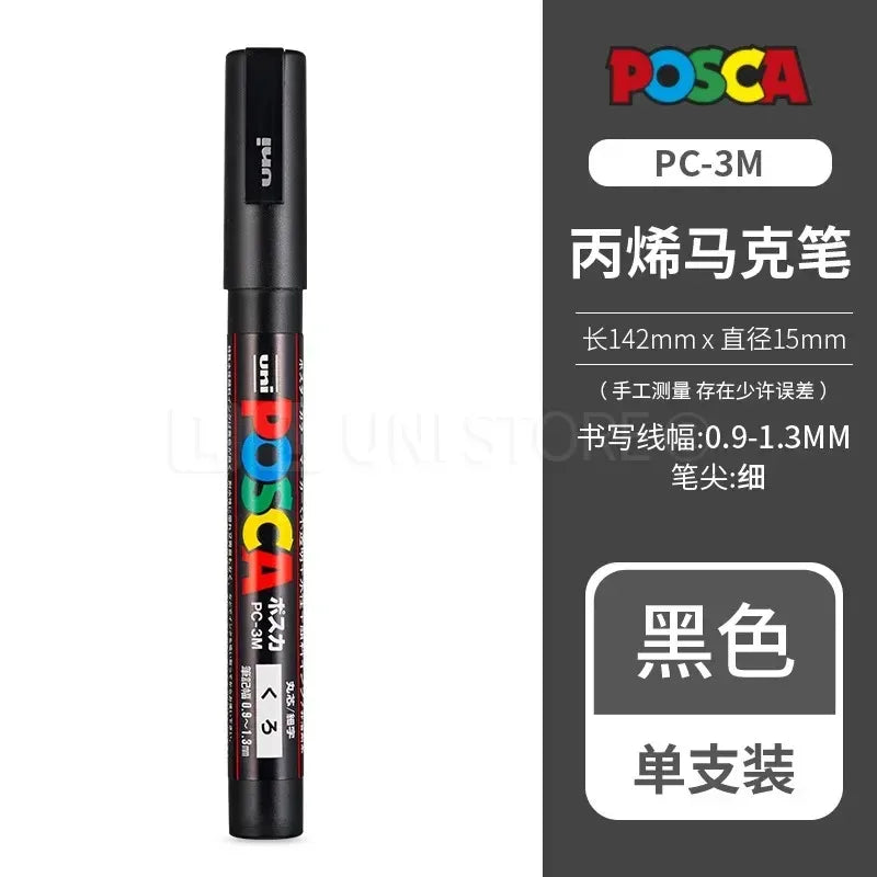 Uni Poscas Markers Single Packaged
