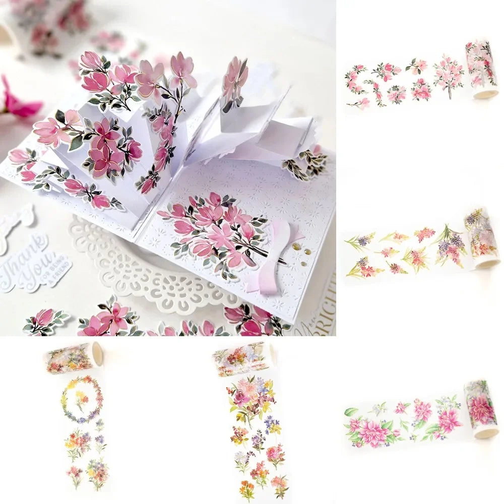 Washi Tape with Flowers