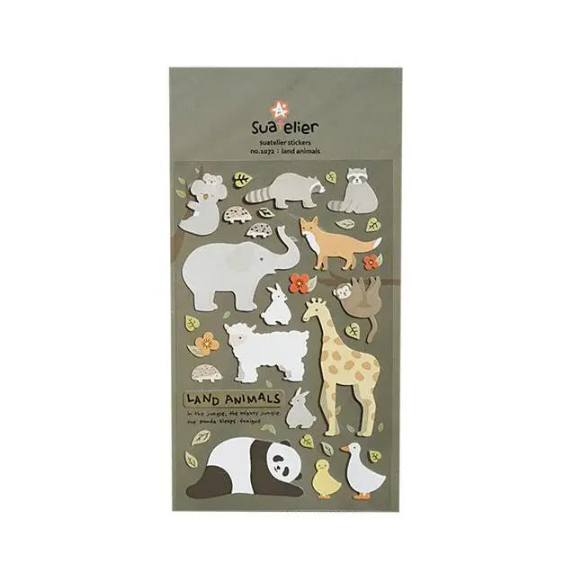 Korean Import Original Suatelier Collection Kawaii Daily Stickers