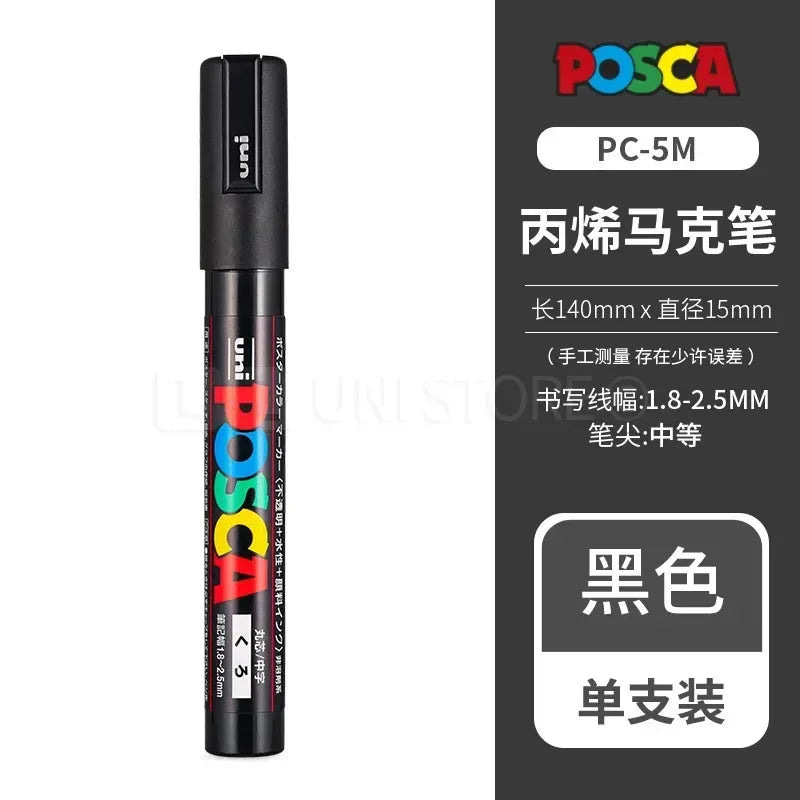 Uni Poscas Markers Single Packaged