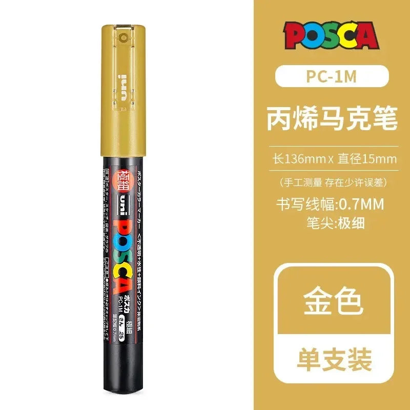 Uni Poscas Markers Single Packaged