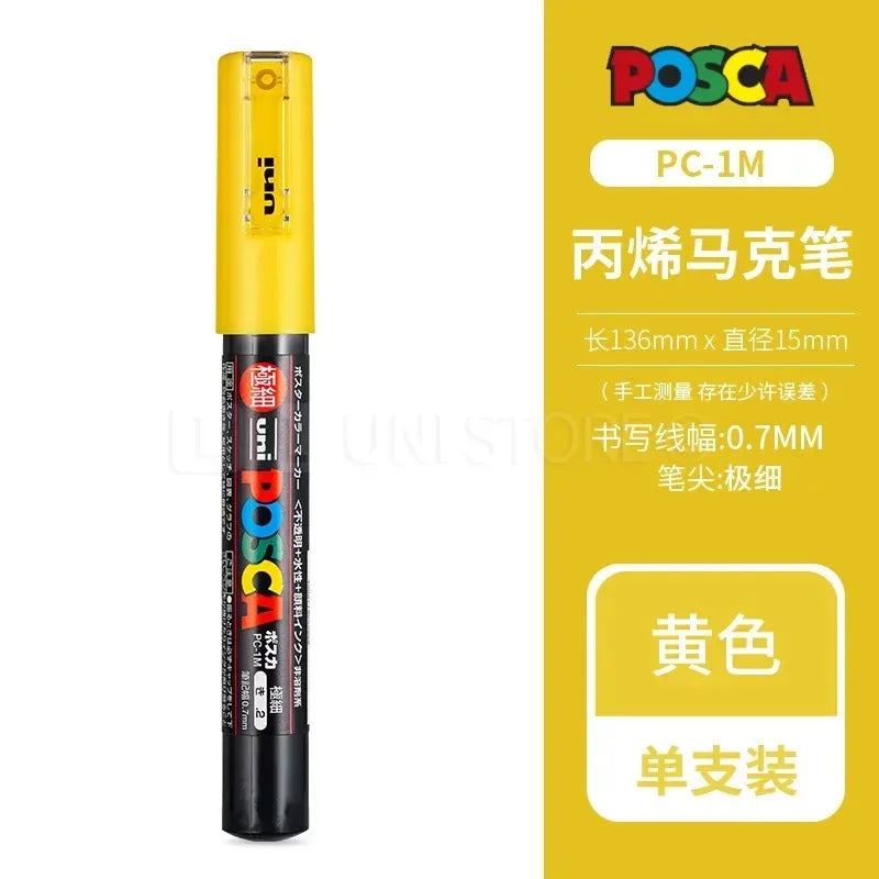Uni Poscas Markers Single Packaged