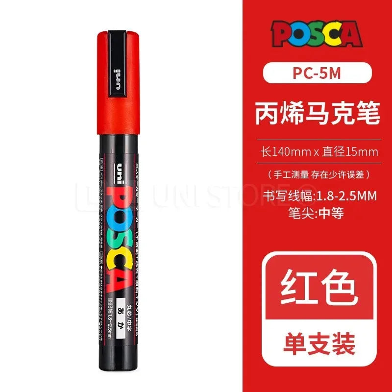 Uni Poscas Markers Single Packaged