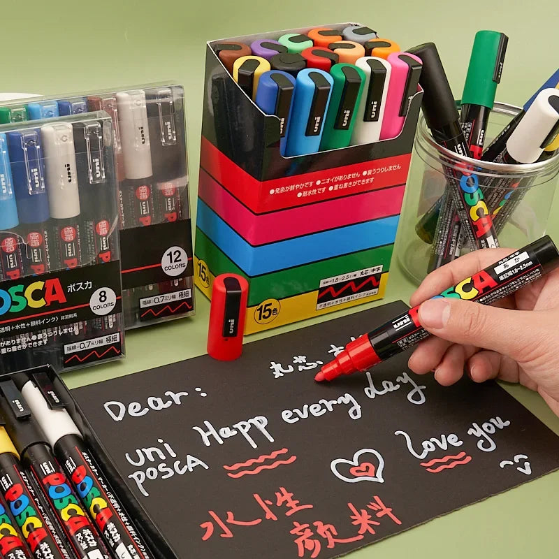 Uni Poscas Markers Single Packaged